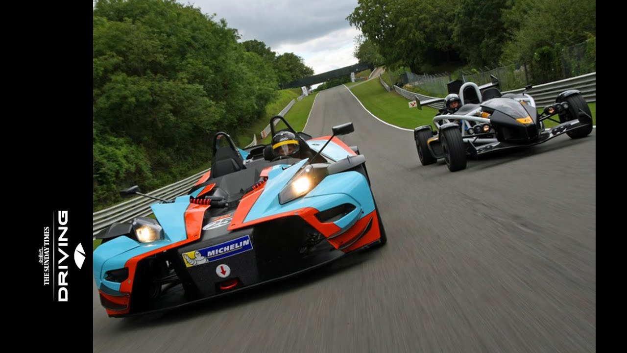 Ariel Atom 3.5R против Caterham Seven 620 R против KTM X-Bow RR против Formula Ford EcoBoost