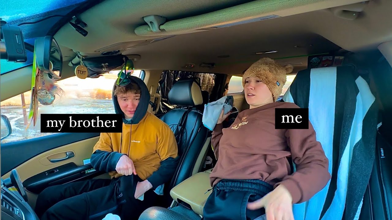 My Brother Flew Across the US to Live in my MINIVAN With Me // (part one: Park City, Utah)