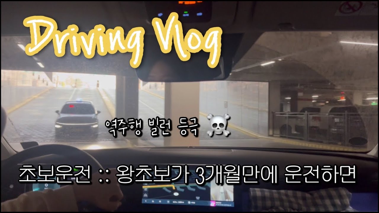 [초보운전 브이로그]  3개월만에 운전대 잡은 날 │ 역주행 빌런 등극 │ 2024투싼(NX4) 하이브리드