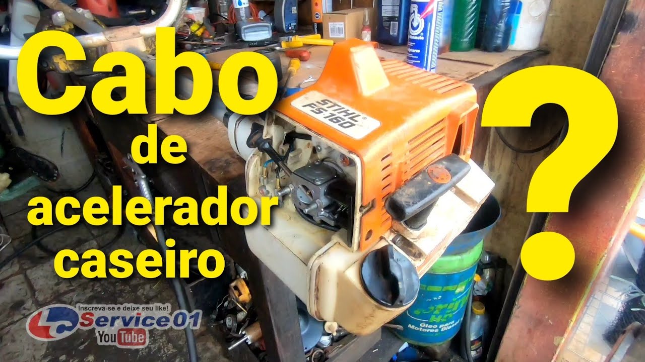 #stihl #stihlfs160 #caboacelerador  Como fazer cabo de acelerador da Roçadeira stihl fs 160