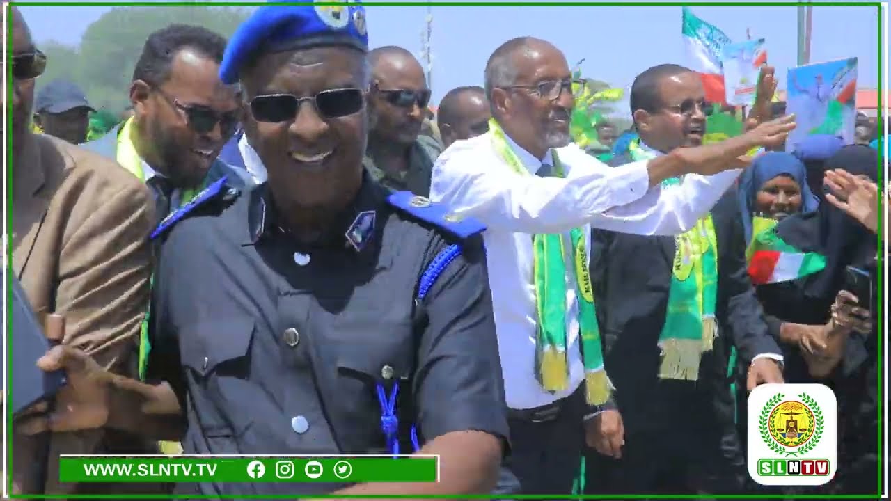 Madaxweynaha JSL Md Muuse Biixi Cabdi ayaa Si Balaadhan Loogu Soo Dhaweeyey Gobolka Gabiley.
