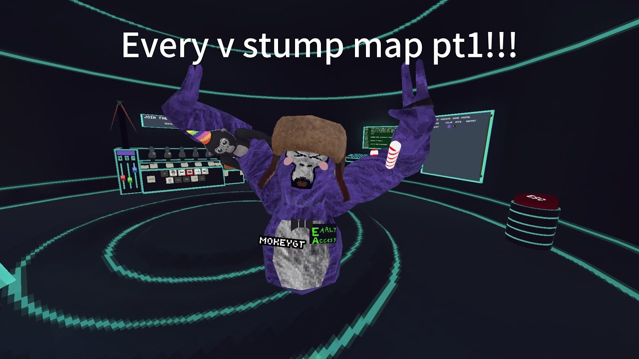 DOING EVERY  MAP IN VIRTUAL STUMP PT1!!!!!!
