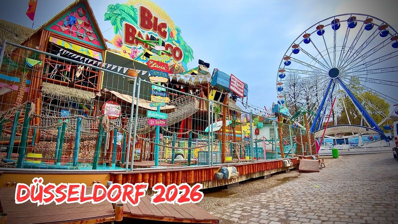 Osterkirmes 2026 in D&uuml;sseldorf 💐 Dieses bekannte Fahrgesch&auml;ft ist erstmals dabei