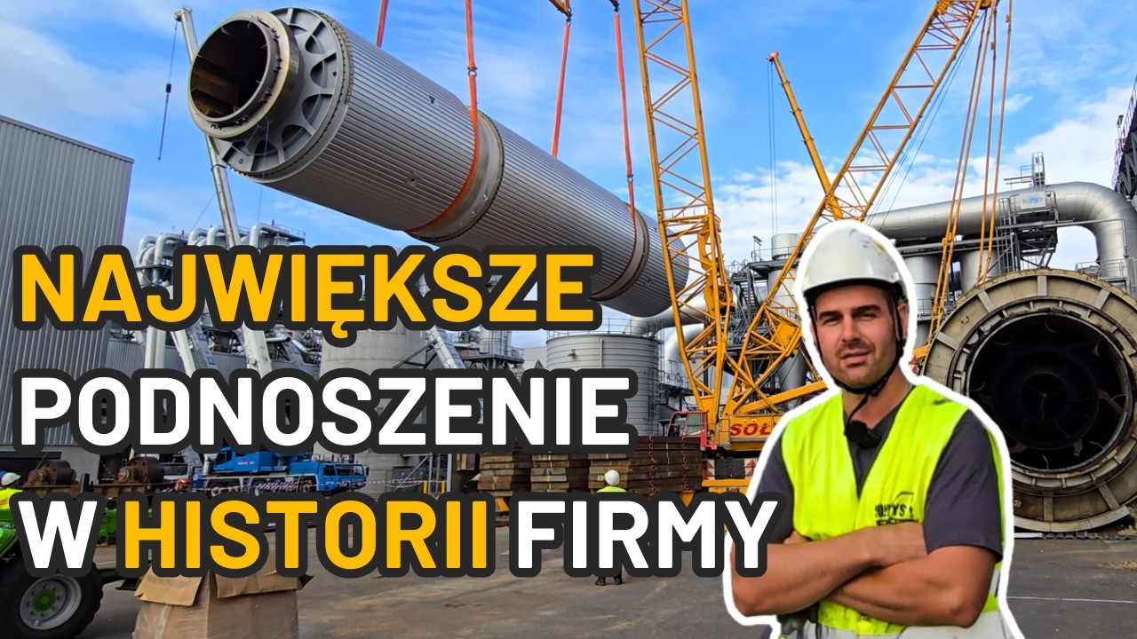 200+ ton przez wycięty dach fabryki! Wielki finał podnoszenia w Biskupcu 5/5