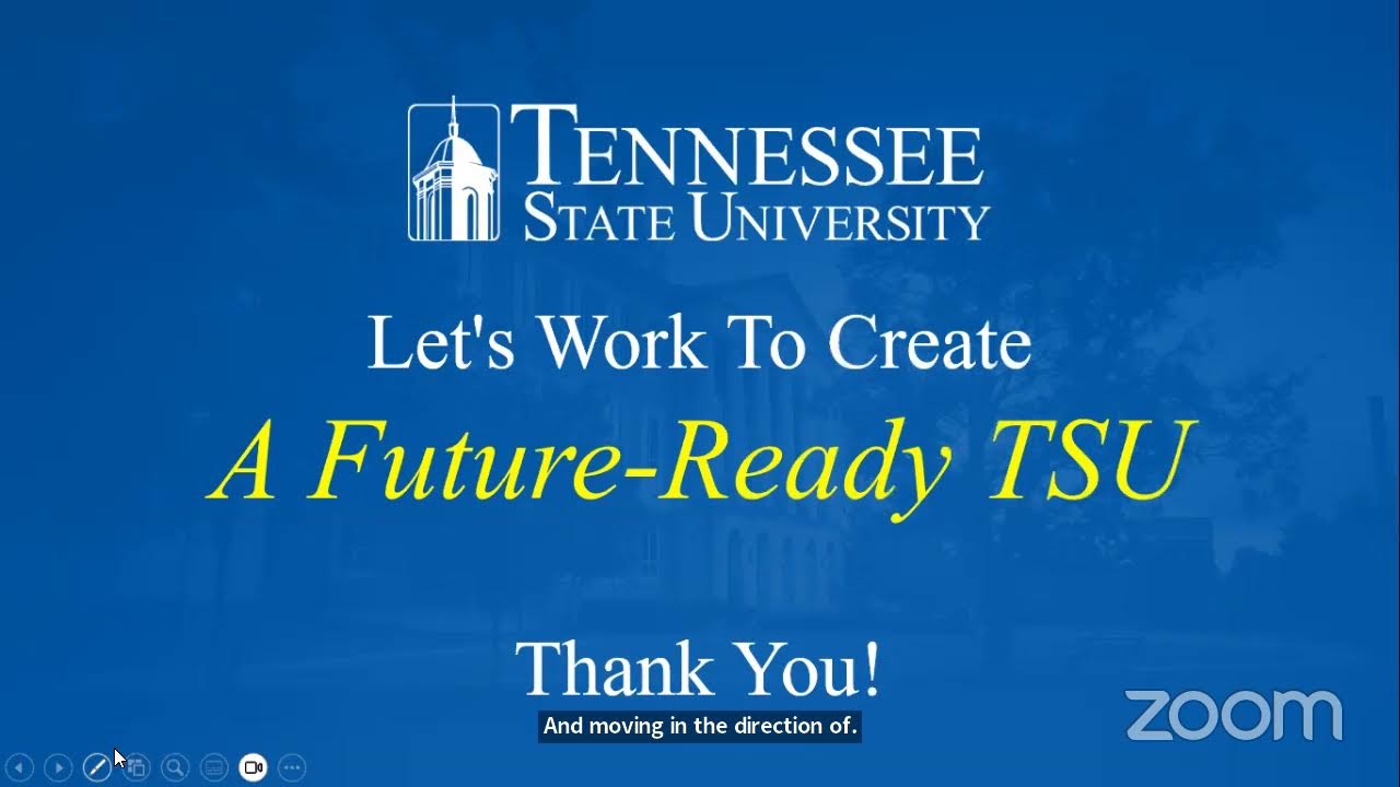 TSU Financial Action Plan - Info Session