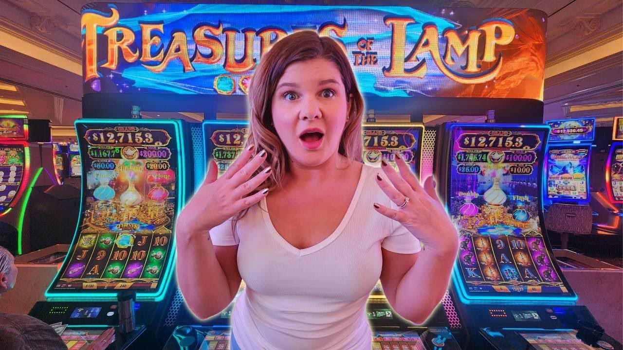 AMAZING Bonus Streak on the NEW Treasures of the Lamp Slot in Las Vegas!