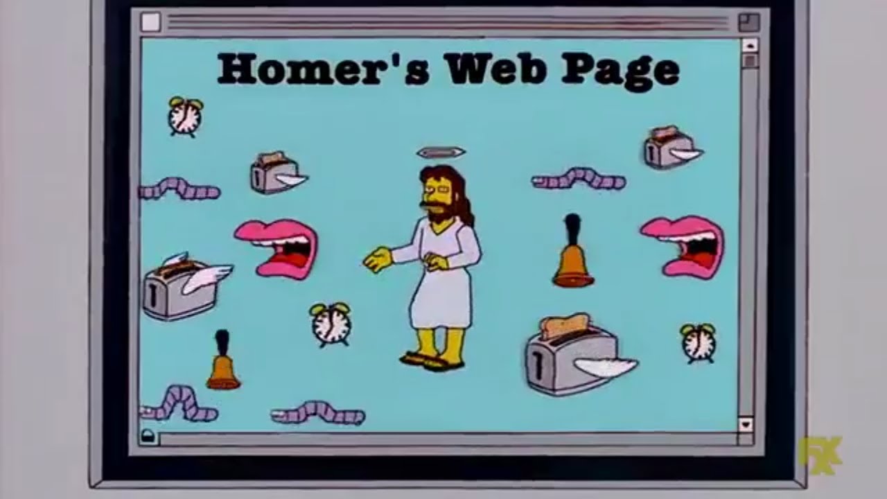 The Simpsons - Homer's Web Page