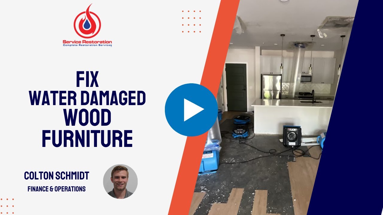 How to Fix Water Damaged Swollen Wood Furniture | Service Restoration