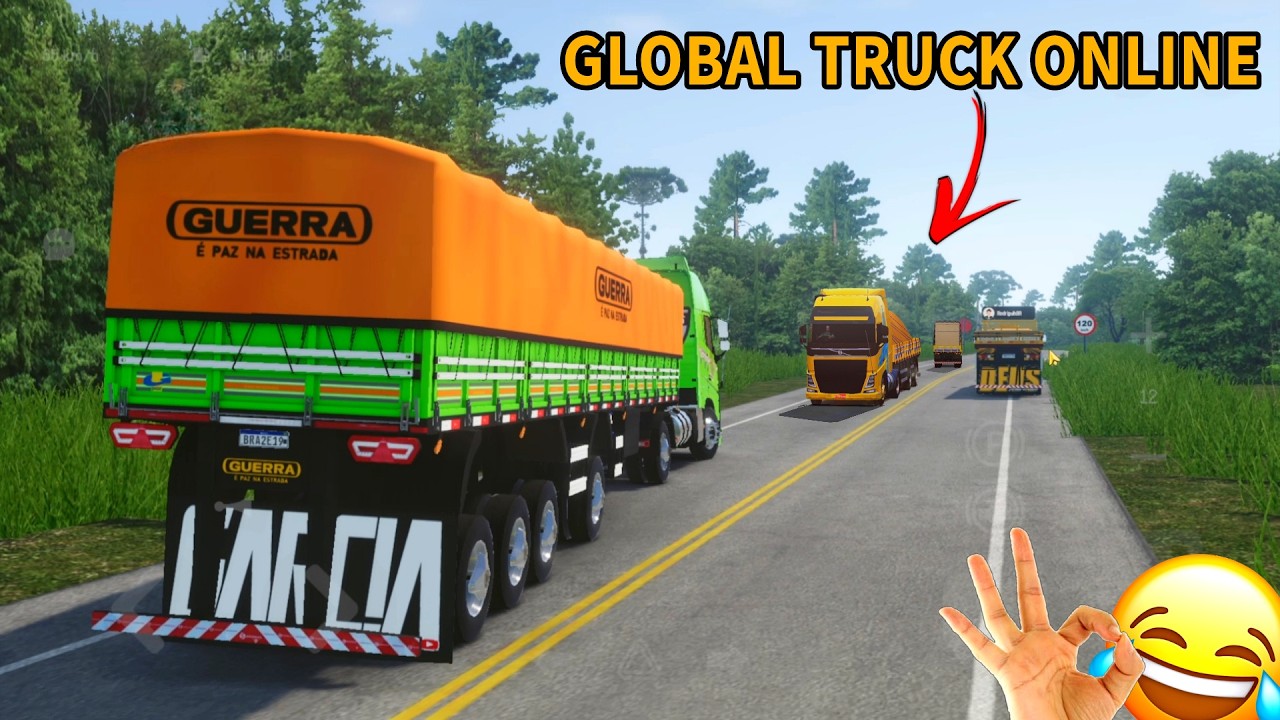 Jogando Global Truck Online - FH TURBINADO KKKKKK