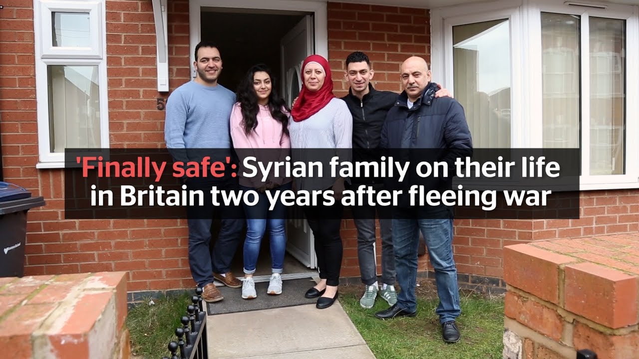 ‘Now we finally feel safe’: Syrian family talk about life in the UK after fleeing war