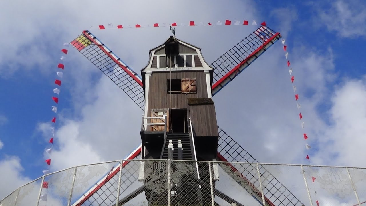 THE WINDMILLS OF BRUGES - a relaxing walk in Bruges, Belgium