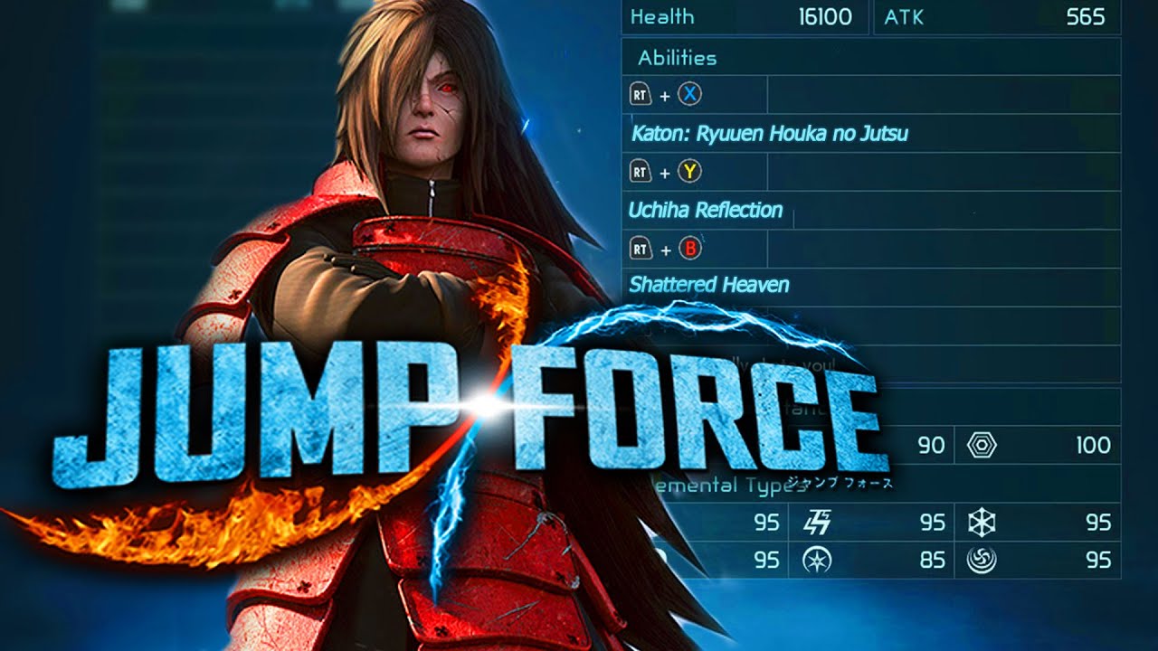 Madara Uchiha SPECIAL MOVES & Awakening Technique In JUMP FORCE!