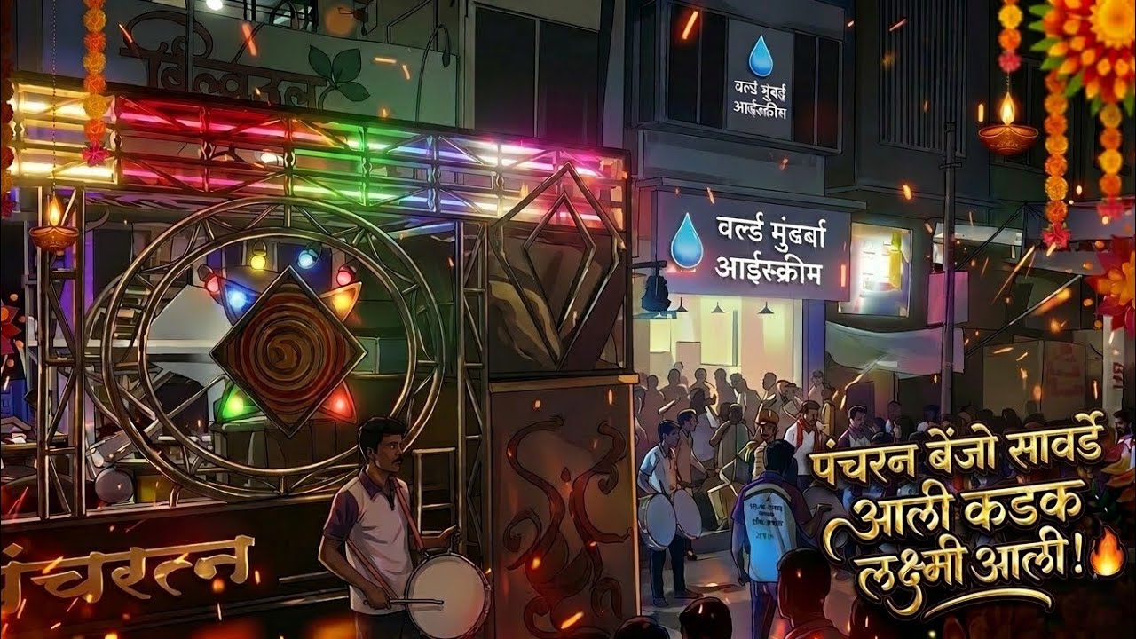 पंचरत्न बॅन्जो सावर्डे 🔥 साँग: आली कडक लक्ष्मी आली 🚩 शो पाटण 