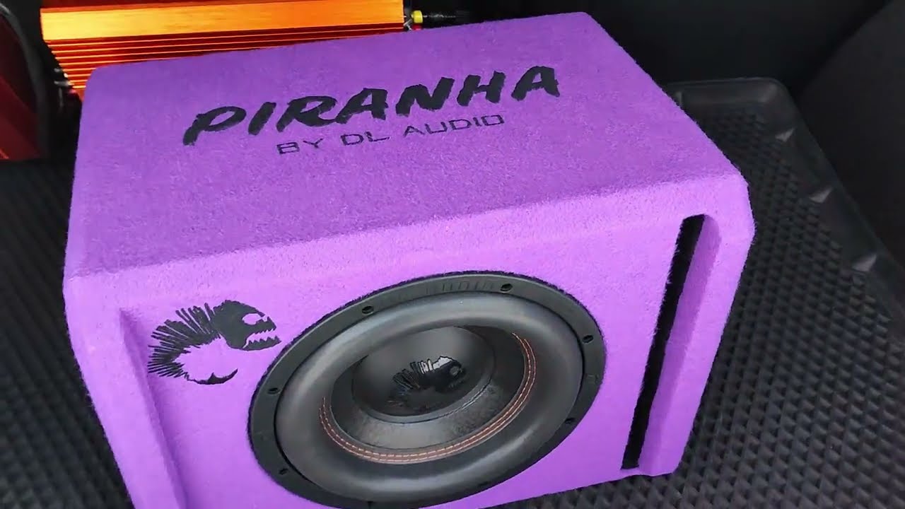 Обзор на активный сабвуфер DL Audio Piranha 10A Purple