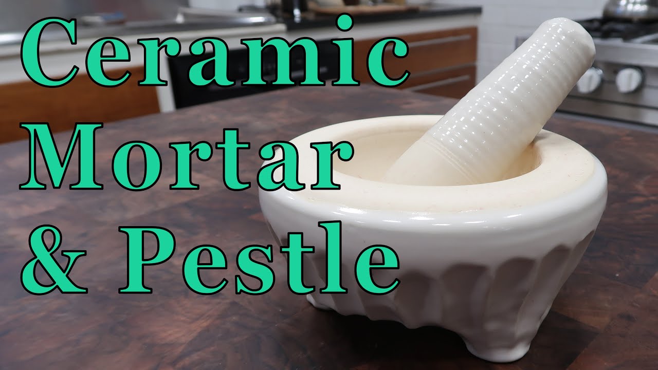 Making a Mortar and Pestle - Wheel Throwing and Hand Carving