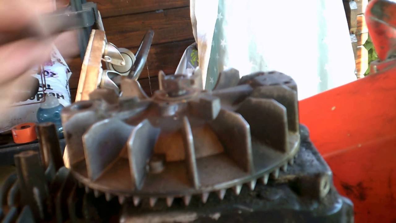 demontage volant magnetique moteur tondeuse.volant magnetique tecumseh