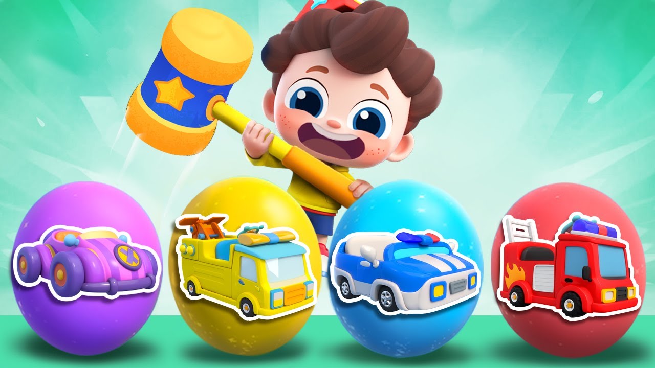 Neo Mengetuk Telur Paskah | Lagu berwarna-warni | Lagu Mobil | Ayo ! Neo 🌟| BabyBus Bahasa Indonesia