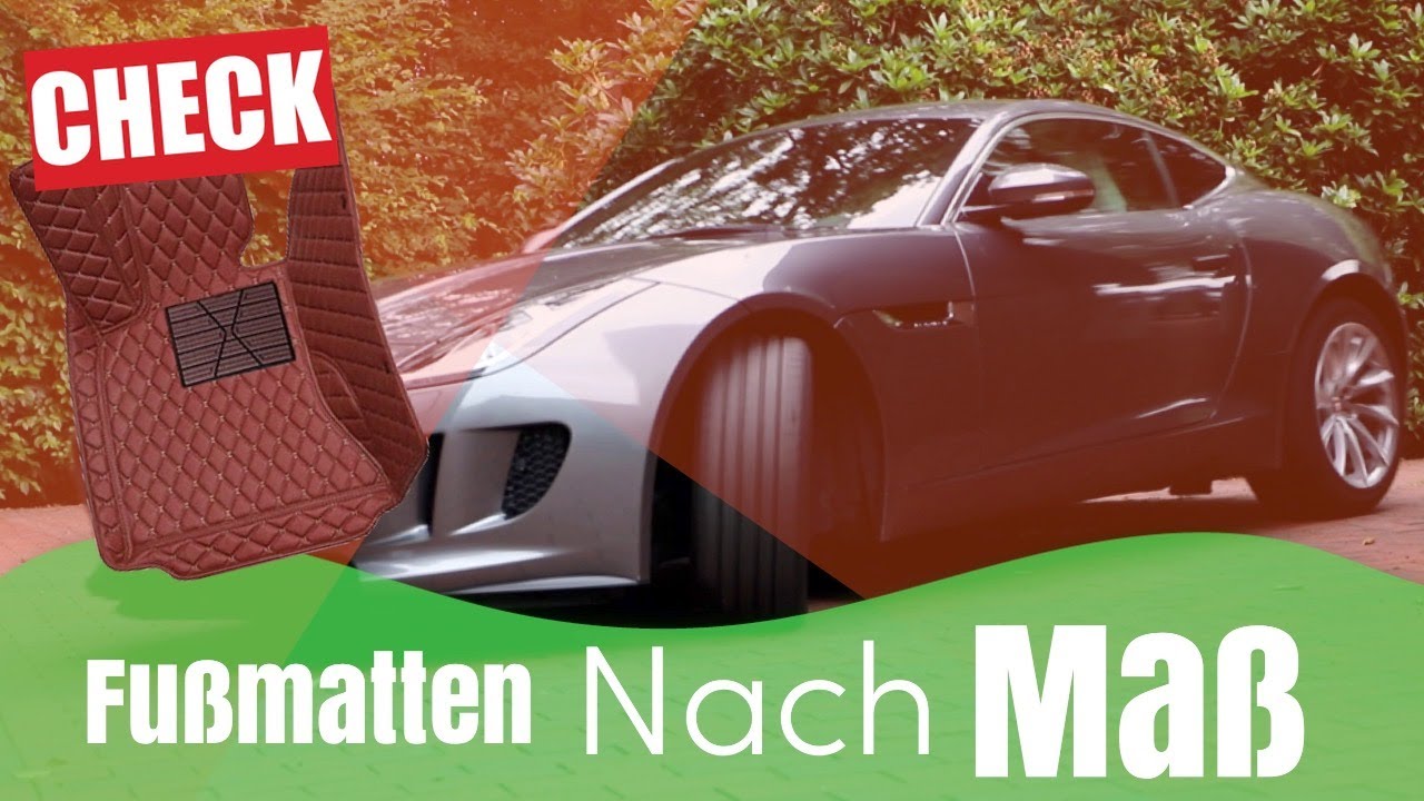 ✅ Lederfu&szlig;matten und Kofferraum Wannen nach Ma&szlig; !