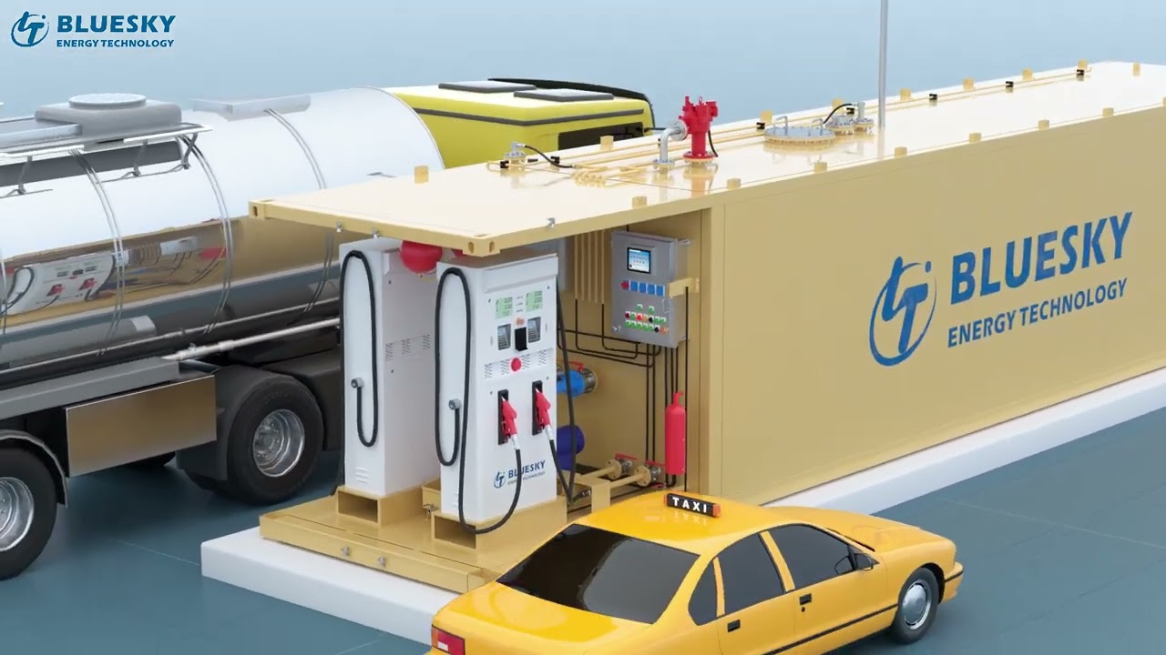 Bluesky Smart container fuel station