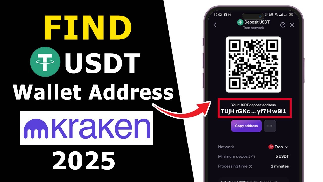 How to Find USDT Wallet Address on Kraken | 2025 Updated