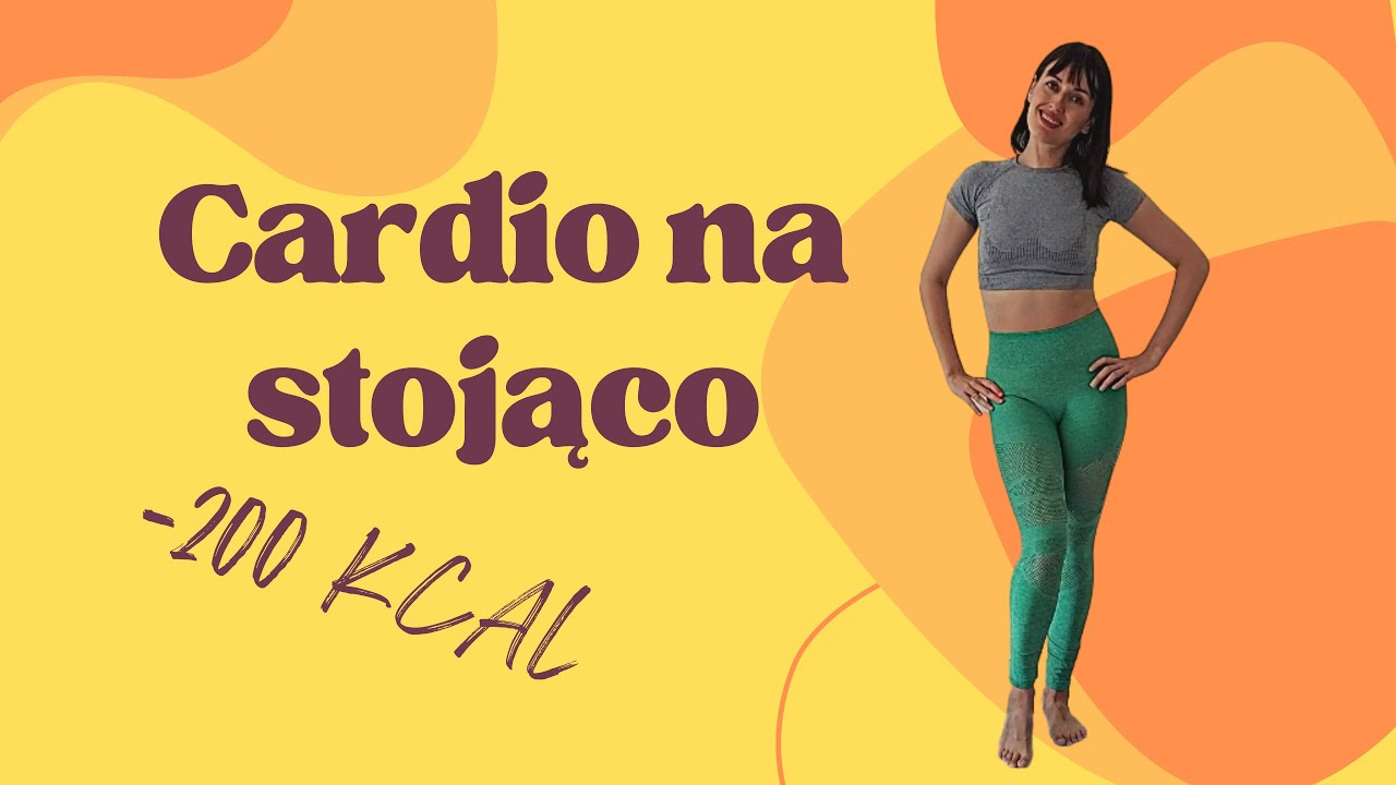 Ciche cardio na stojąco w domu! Trening wyszczuplający. Spal 200 kcal