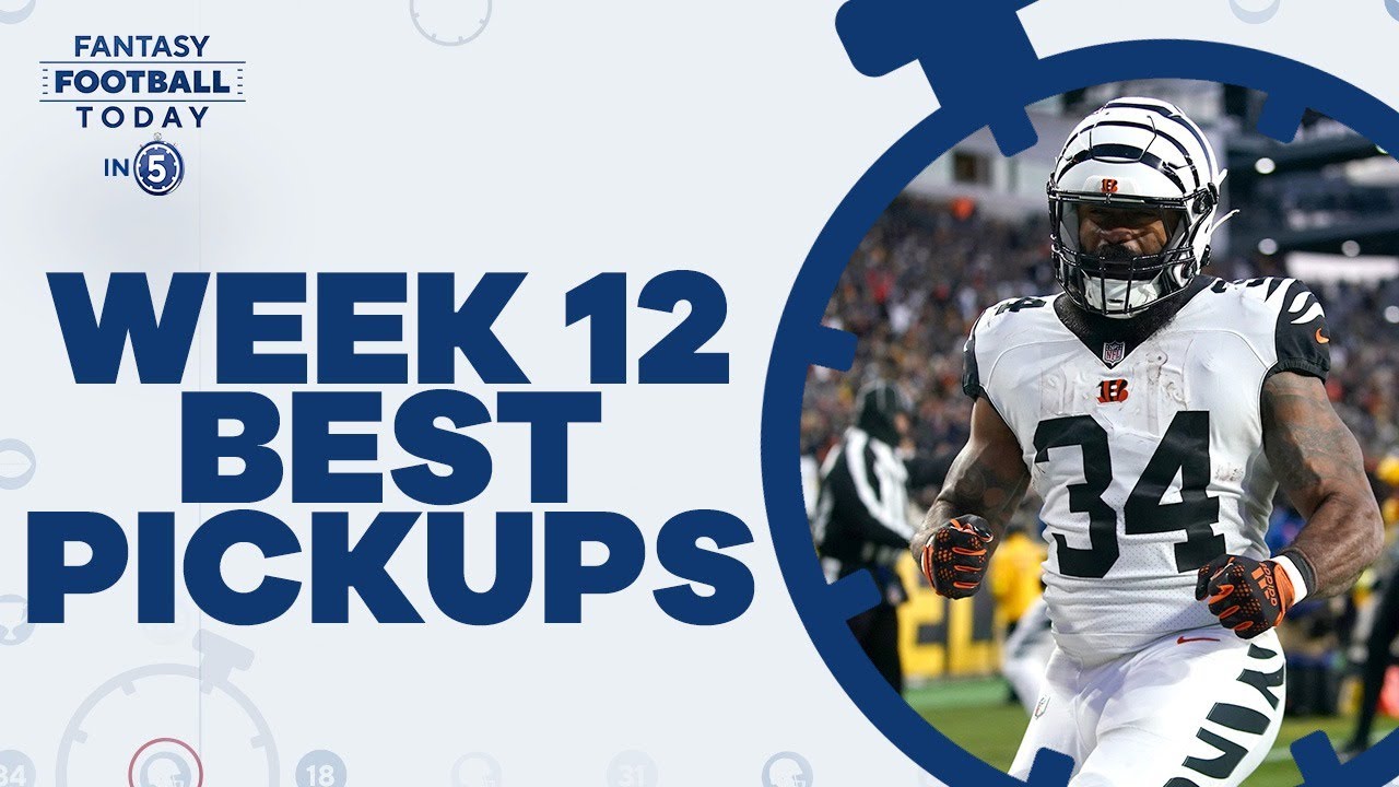 Fantasy Week 12 Waiver Wire Targets: MUST-ADD Players (Fantasy Football Today in 5 Podcast)