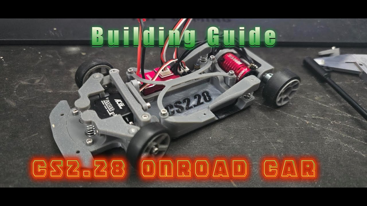 CS2.28 3D Printed MiniZ Scale Onroad Chassis