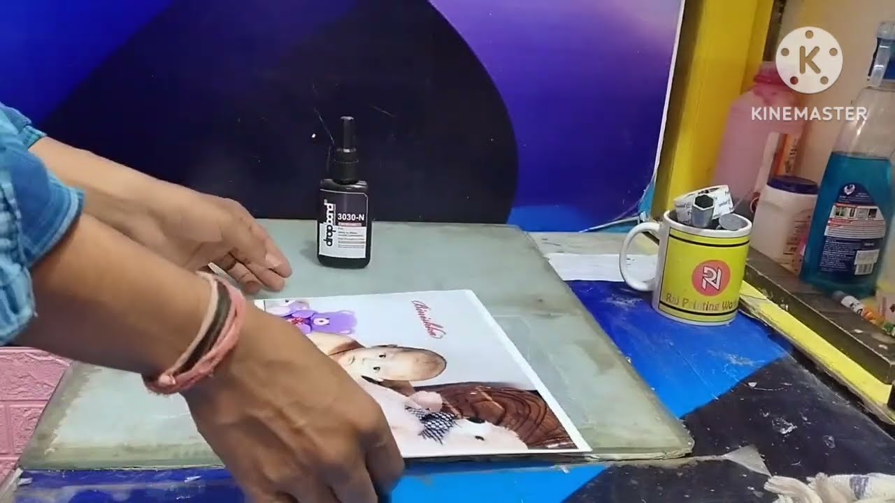How to Make Acrylic Photo Frame on low price #photoframe #acrylic #acrylicphoto