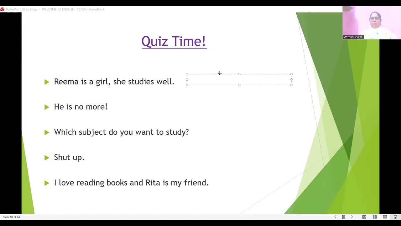 QUIZ TIME