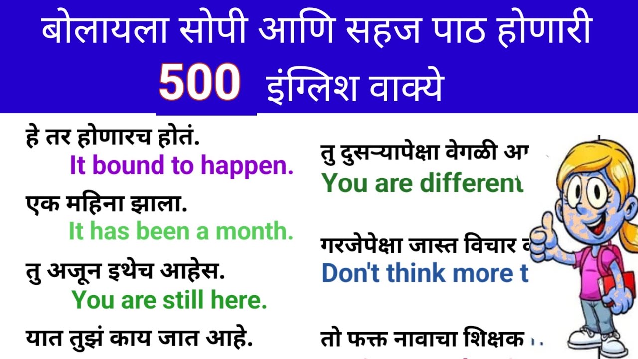 रोज बोलली जाणारी इंग्रजी वाक्य|English speaking practice |Daily use English sentences