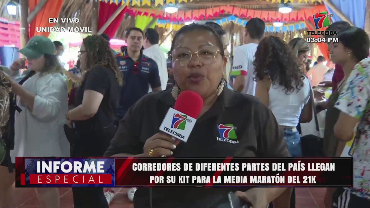 Corredores de diferentes partes del país llegan a La Ceiba para la media maratón del 21K