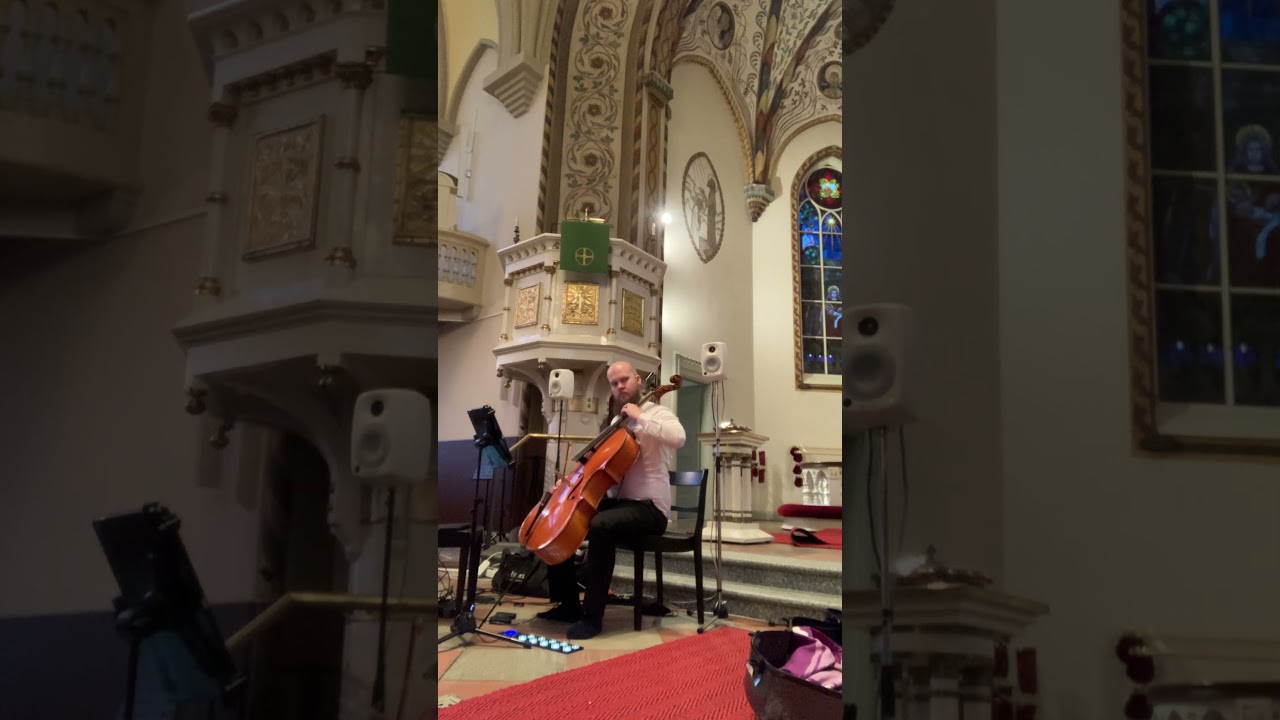 Sound check at Forssa Church