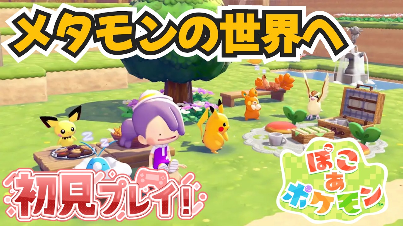環境レベルを上げていこう！ぽこあポケモンを初見プレイ　#ポケモン
