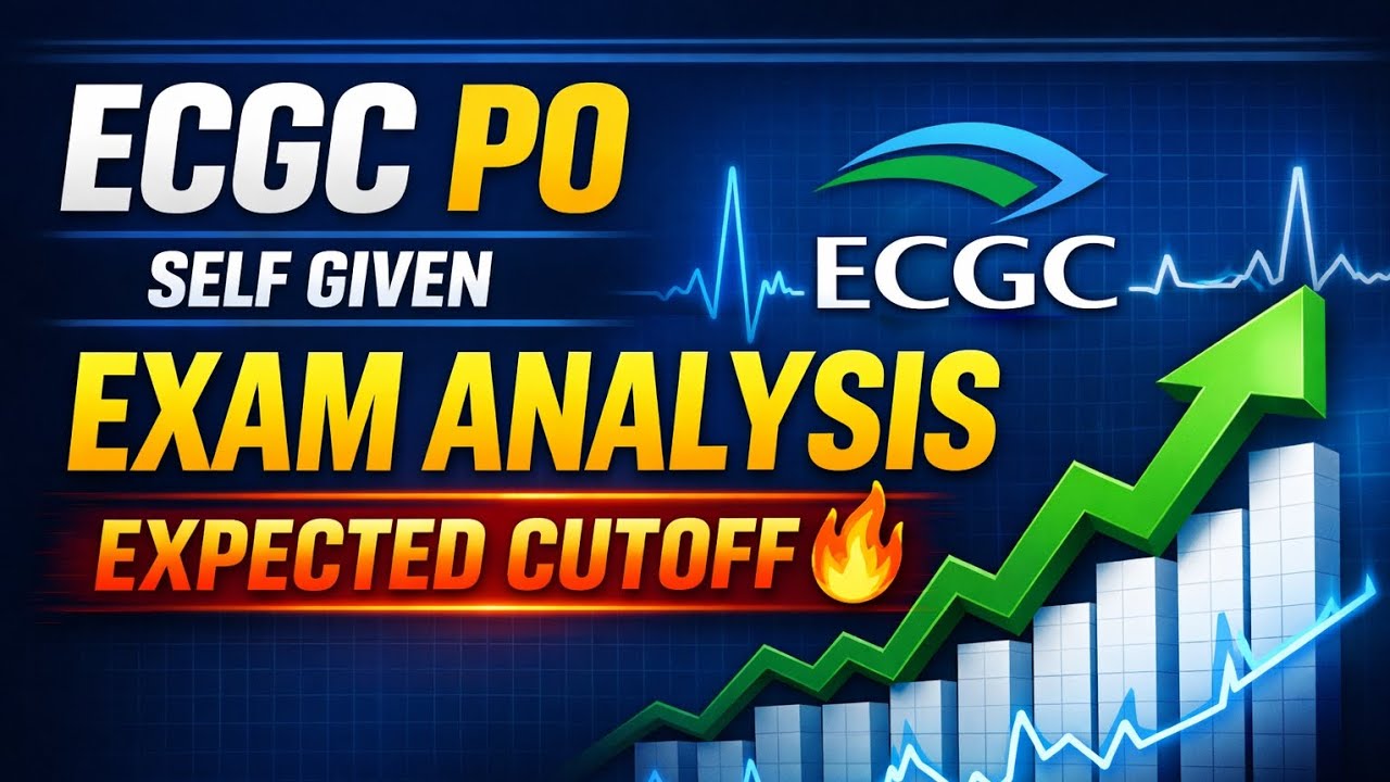 ECGC PO 2025-26 EXAM ANALYSIS AND EXPECTED CUTOFF|| SHARE YOUR ATTEMPT 🤔