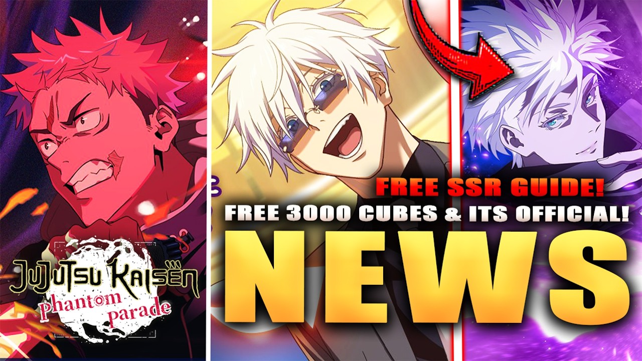*GLOBAL* W FINALLY! FREE 3000 CUBES & NEW WISHLIST GUIDE! OFFICIAL ROADMAP! (JJK: Phantom Parade)