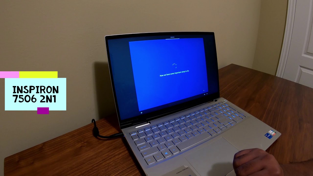 Dell Inspiron 7506 2n1 Unboxing and Setup - 11th Gen i7 16GB RAM 512GB SSD Intel Iris XE