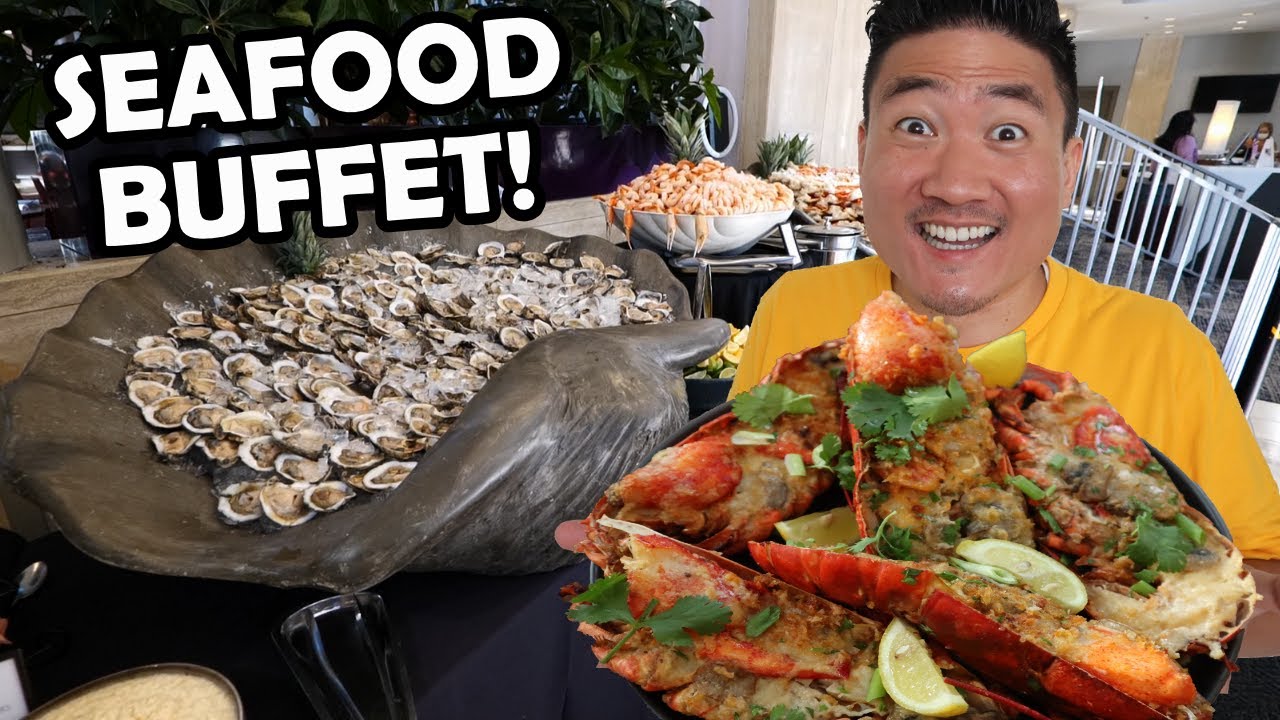 #1 BEST SEAFOOD BUFFET in LOS ANGELES! Lobsters and Prime Rib!