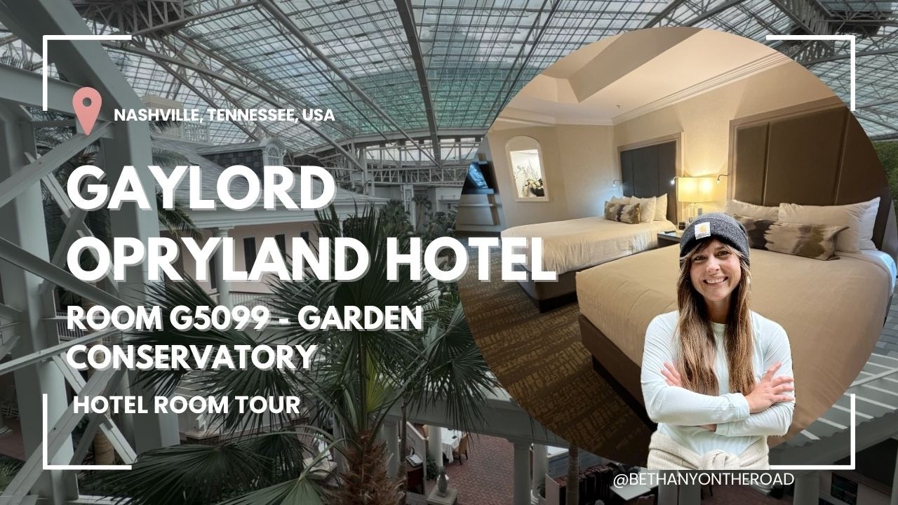Hotel Room Tour: Gaylord Opryland Hotel Nashville, Tennessee: Room G5099 Tour {Garden Conservatory}