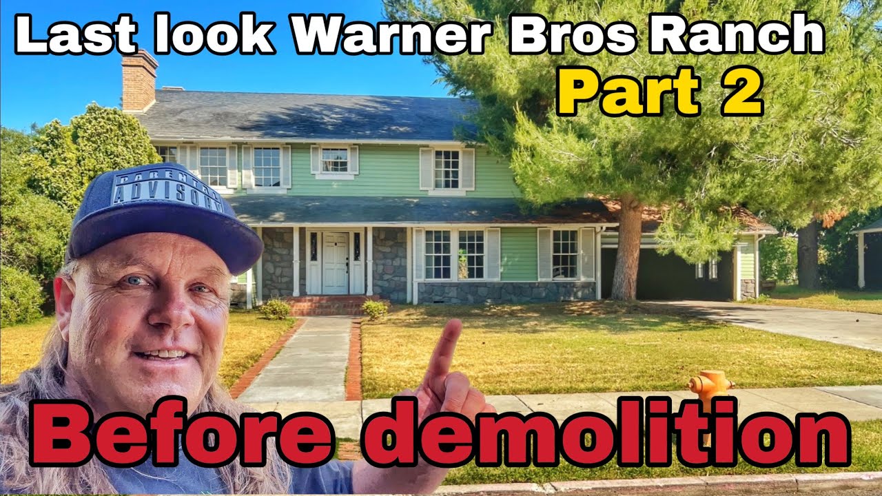 Part 2 Last Look at the Warner Bros Ranch Before Demolition starts,exclusive Historic Backlot tour