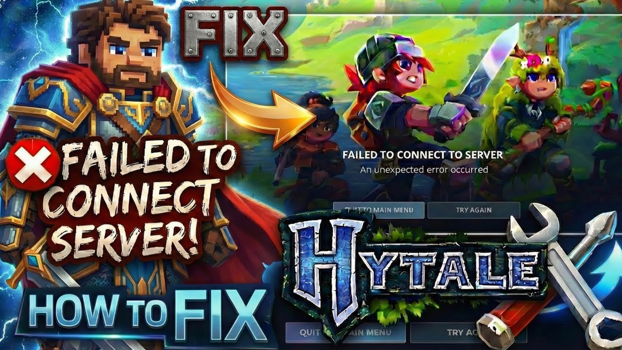 Не удалось подключиться к серверу Hytale | Как исправить проблемы с подключением в Windows 11