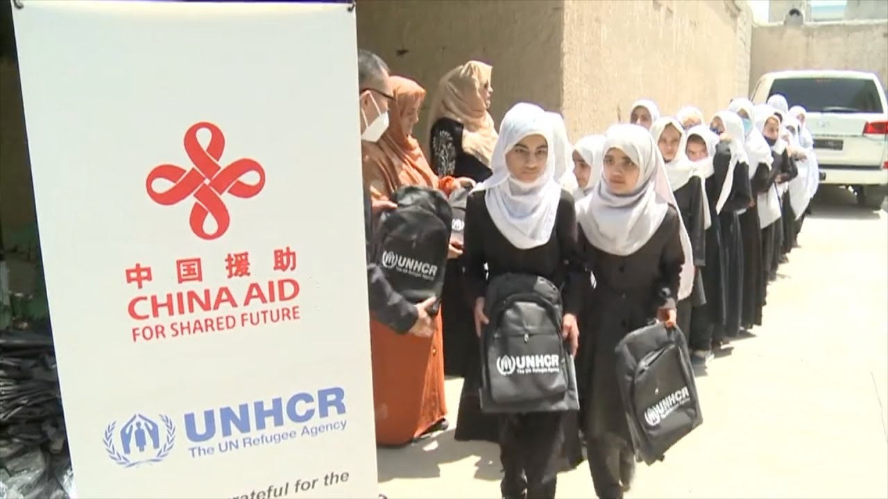 Distribution ceremony of China's humanitarian aid to Afghanistan