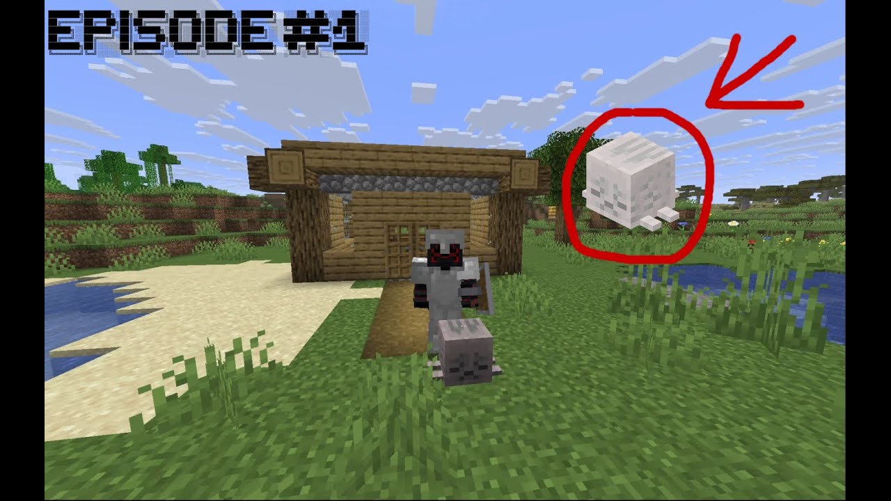 Getting the happy ghast in the newest snapshot (Minecraft episode #1)
