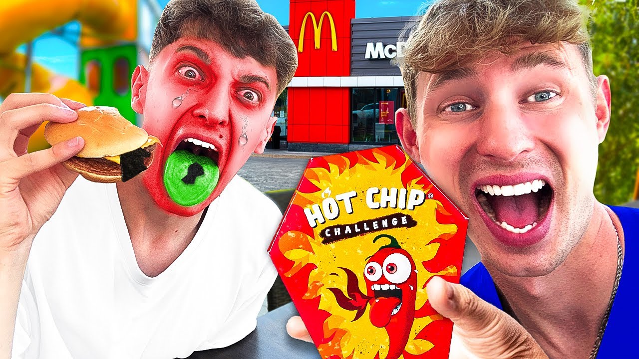 Cheeseburger HOT CHIP PRANK an LUKAS! 🤢 (Krankenhaus)