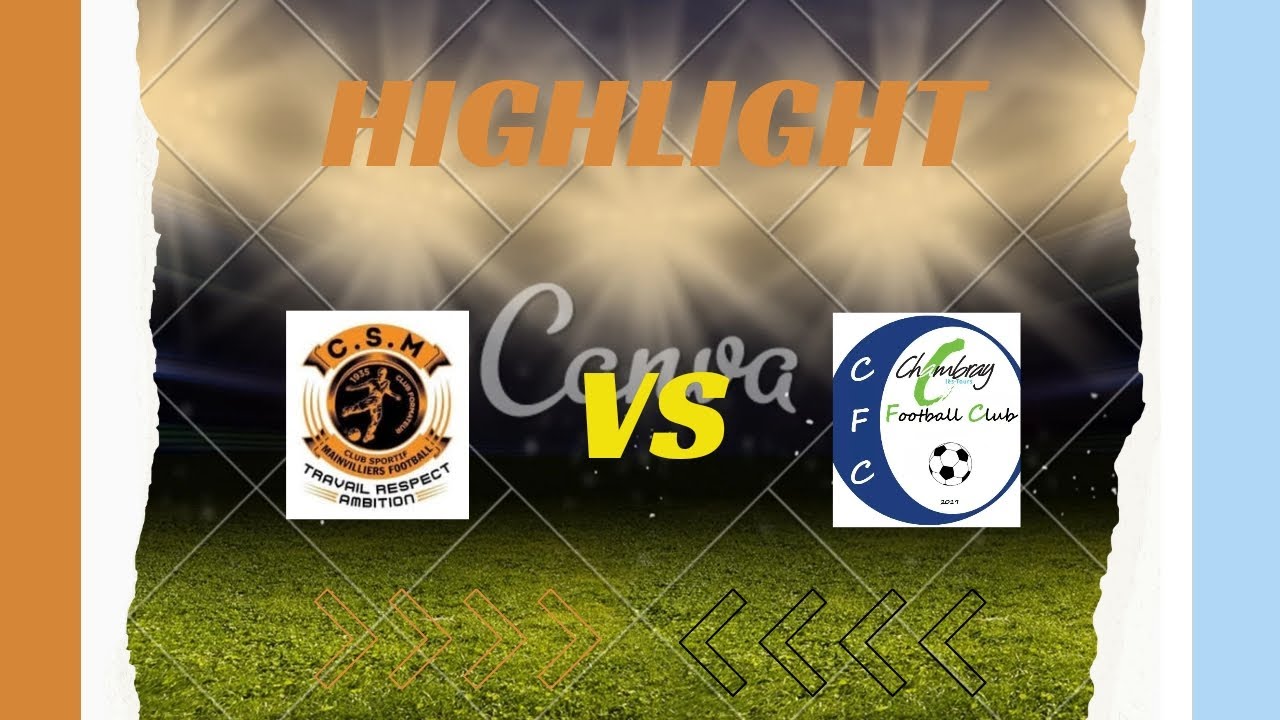 CHAMPIONNAT R1(u14)- C.S mainvilliers🟠⚫ - CHAMBRAY FC