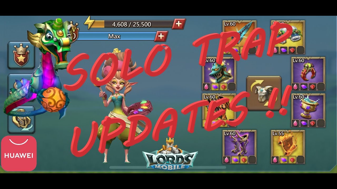 MAXING OUT CHRONICLER & JADE WYRM ON MY SOLO TRAP | CHESTS OPENING !! - Lords Mobile