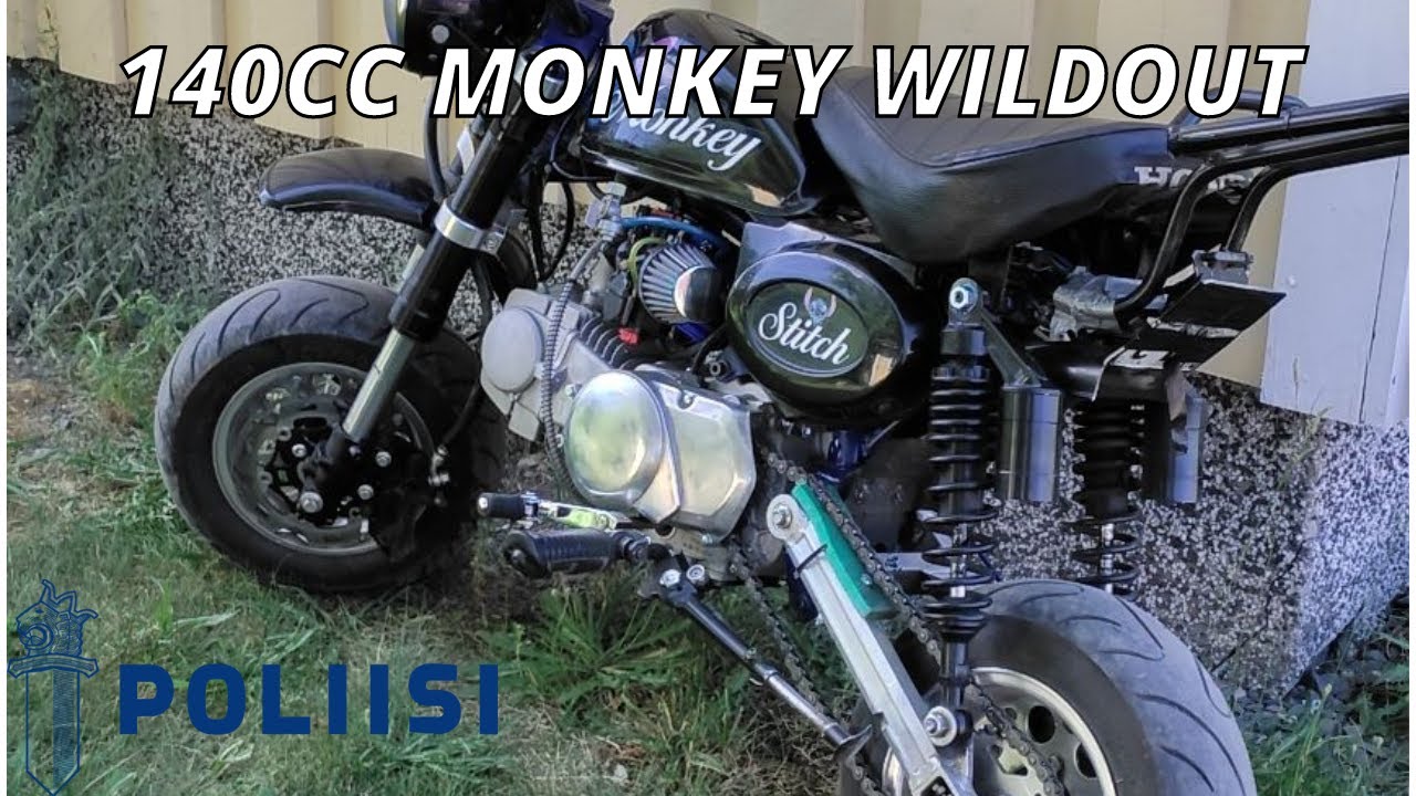 140cc Monkey Wildout | Poliisia Pakoon