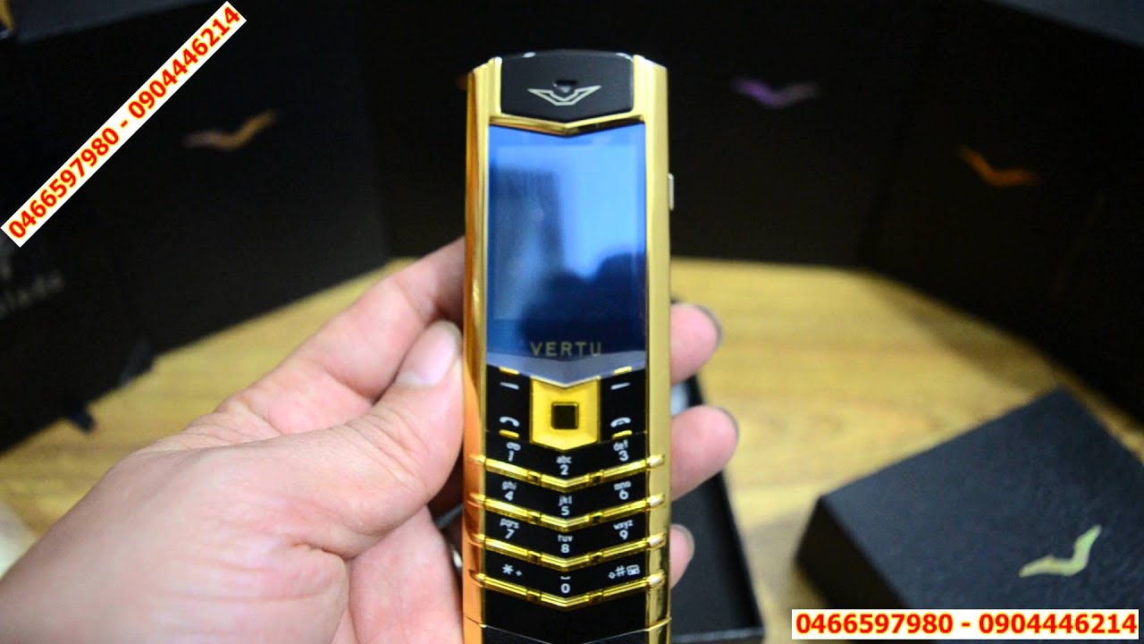 Vertu S038 v&agrave;ng Gold,Điện thoại vertu S308 kiểu d&aacute;ng sang chảnh