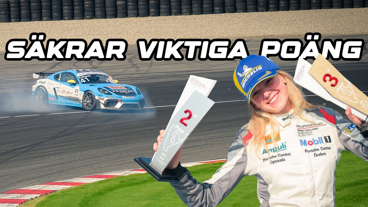 SÄKRAR VIKTIGA POÄNG I MÄSTERSKAPET I MIN PORSCHE