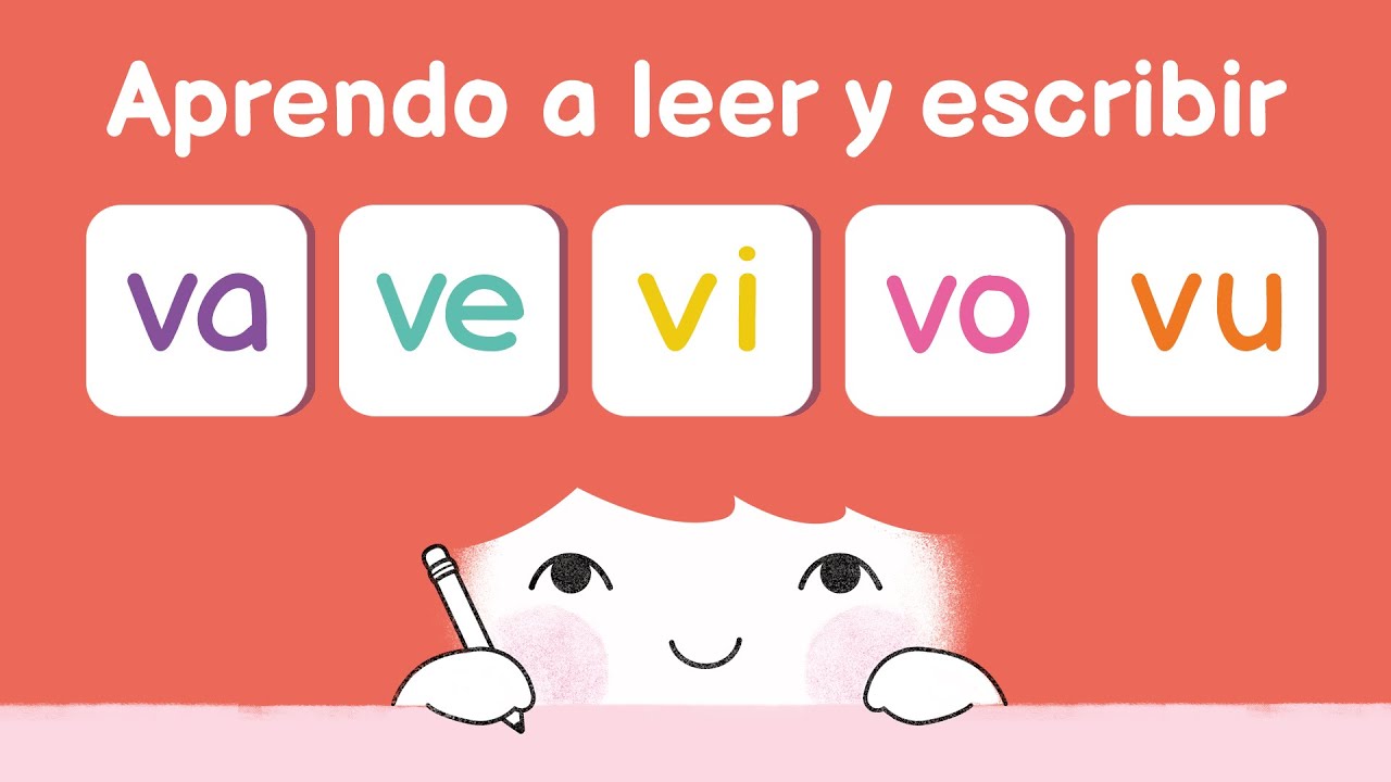 Aprender a leer las sílabas va ve vi vo vu