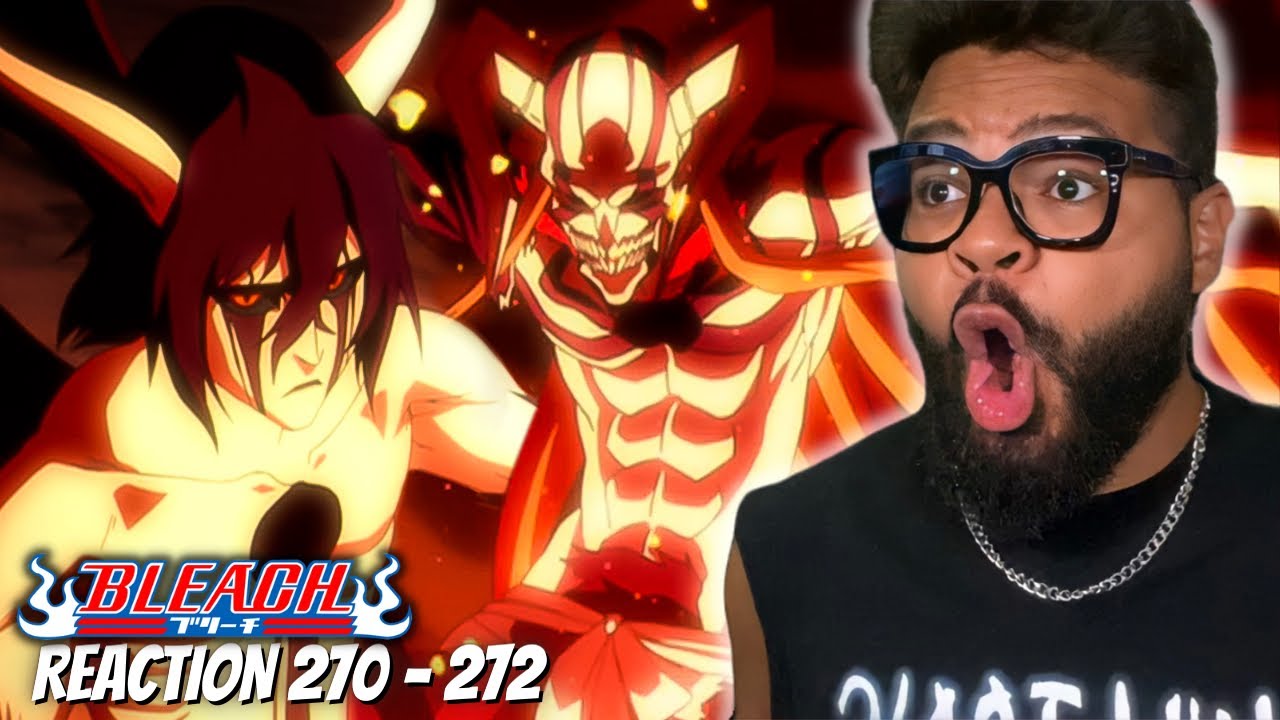 INSANO! VASTO LORDE ICHIGO VS ULQUIORRA! BLEACH Episódios 270, 271 & 272 REACT